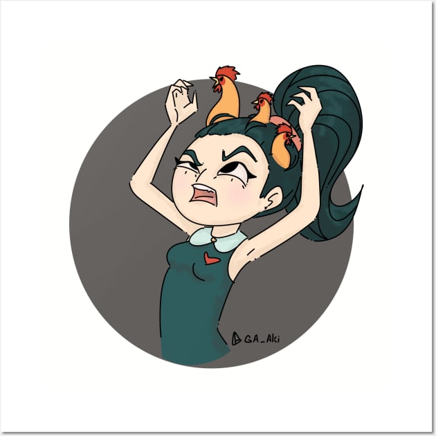 bad hairstyle Wall Art by grouchy25penguin